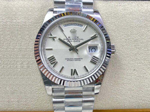 1:1 SUPER REPLICA ROLEX DAY DATE 228239-83419 EW FACTORY STAINLESS STEEL STRAP