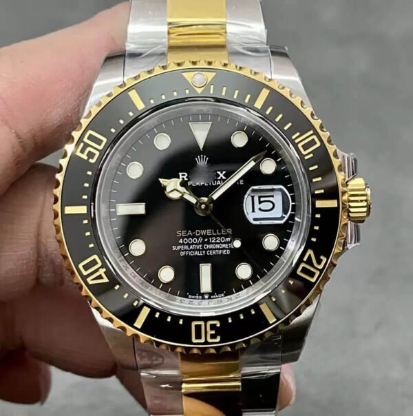 1:1 SUPER REPLICA ROLEX SEA DWELLER M126603-0001 VS FACTORY BLACK BEZEL