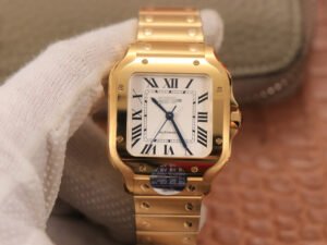 1:1 SUPER REPLICA CARTIER DE SANTOS WSSA0010 BV FACTORY WHITE DIAL