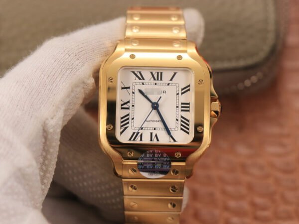1:1 SUPER REPLICA CARTIER DE SANTOS WSSA0010 BV FACTORY WHITE DIAL