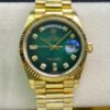 1:1 SUPER REPLICA ROLEX DAY-DATE M128238-0069 YELLOW GOLD EW FACTORY GRADUAL GREEN DIAL
