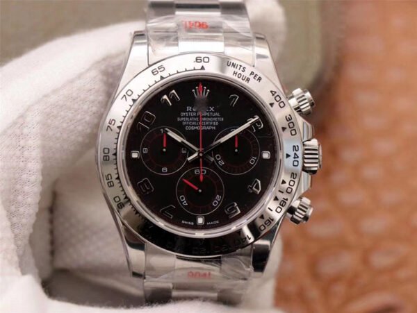 1:1 SUPER REPLICA ROLEX DAYTONA COSMOGRAPH 116509-78599 NOOB FACTORY BLACK DIAL