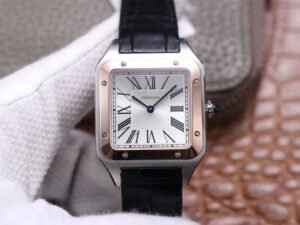 1:1 SUPER REPLICA CARTIER SANTOS DUMONT W2SA0017 F1 FACTORY SILVER DIAL