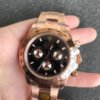 1:1 SUPER REPLICA ROLEX DAYTONA M116505-0008 NOOB FACTORY ROSE GOLD BEZEL