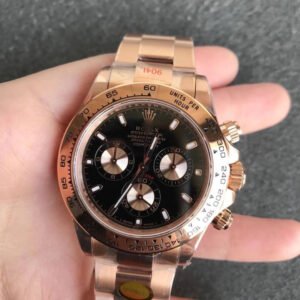 1:1 SUPER REPLICA ROLEX DAYTONA M116505-0008 NOOB FACTORY ROSE GOLD BEZEL