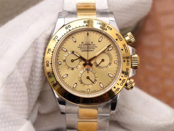 1:1 SUPER REPLICA ROLEX DAYTONA COSMOGRAPH M116503-0003 NOOB FACTORY GOLD DIAL