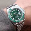1:1 SUPER REPLICA ROLEX SUBMARINER 116610LV-97200 NOOB FACTORY V11 GREEN DIAL