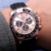 1:1 SUPER REPLICA ROLEX DAYTONA M116515LN-0021 NOOB FACTORY PINK DIAL 4130 MOVEMENT