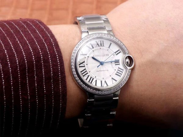 1:1 SUPER REPLICA CARTIER BALLON BLEU W4BB0017 V6 FACTORY WHITE DIAL