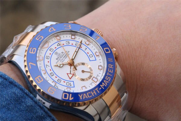 1:1 SUPER REPLICA ROLEX YACHT-MASTER M116681-0002 JF FACTORY STAINLESS STEEL STRAP