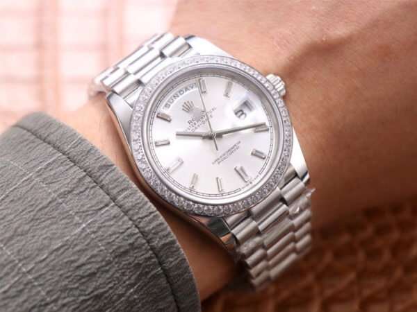 1:1 SUPER REPLICA ROLEX DAY DATE M228349RBR-0001 EW FACTORY STAINLESS STEEL