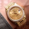 1:1 SUPER REPLICA ROLEX DAY DATE M228348RBR-0008 EW FACTORY DIAMOND-SET BEZEL