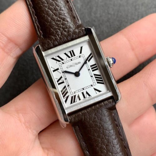 1:1 SUPER REPLICA CARTIER TANK WSTA0030 K11 FACTORY STAINLESS STEEL BEZEL