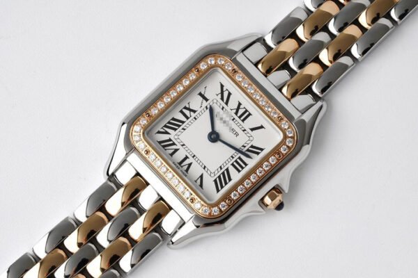 1:1 SUPER REPLICA PANTHERE DE CARTIER W3PN0007 27MM BV FACTORY DIAMOND BEZEL