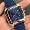 1:1 SUPER REPLICA CARTIER SANTOS WSSA0030 V6 FACTORY BLUE STRAP