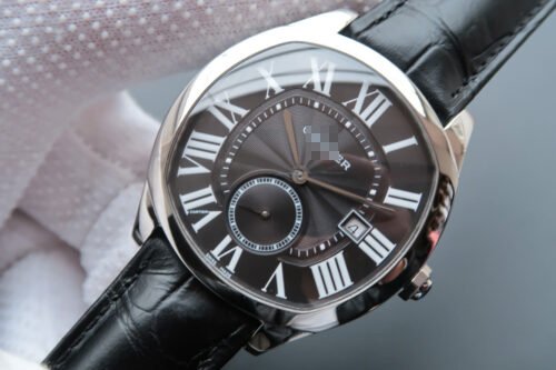 1:1 SUPER REPLICA DRIVE DE CARTIER WSNM0009 V6 FACTORY BLACK STRAP