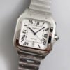 1:1 SUPER REPLICA CARTIER SANTOS WSSA0009 BV FACTORY STAINLESS STEEL WHITE DIAL