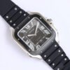 1:1 SUPER REPLICA CARTIER SANTOS WSSA0037 GF FACTORY V2 BLACK STRAP