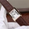 1:1 SUPER REPLICA CARTIER TANK W5200025 K11 FACTORY BROWN STRAP