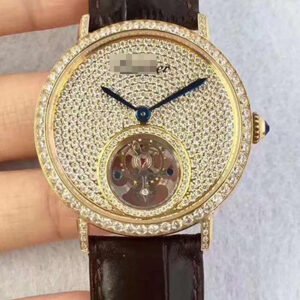 1:1 SUPER REPLICA CARTIER ROTONDE TOURBILLON DIAMONDS DIAL