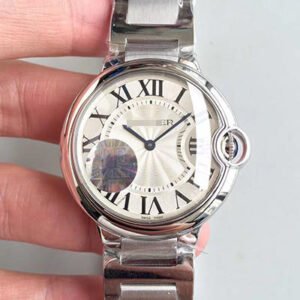1:1 SUPER REPLICA CARTIER BALLON BLEU 36MM W6920046 JF FACTORY SILVER DIAL