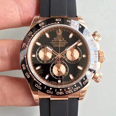 1:1 SUPER REPLICA ROLEX DAYTONA COSMOGRAPH 116515LN NOOB FACTORY BLACK DIAL