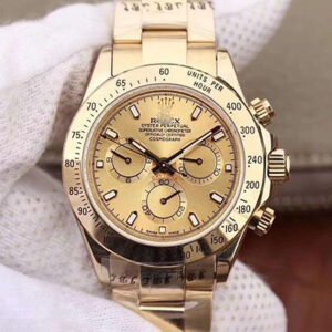 1:1 SUPER REPLICA ROLEX DAYTONA COSMOGRAPH 116503 JH FACTORY GOLD DIAL