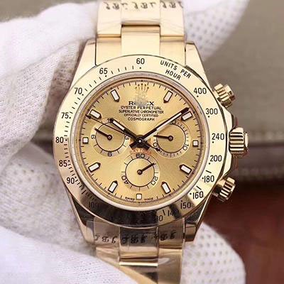 1:1 SUPER REPLICA ROLEX DAYTONA COSMOGRAPH 116503 JH FACTORY GOLD DIAL