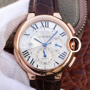 1:1 SUPER REPLICA CARTIER BALLON BLEU CHRONOGRAPH W6920074 ZF FACTORY SILVER DIAL
