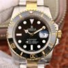 1:1 SUPER REPLICA ROLEX SUBMARINER DATE 116613LN VR FACTORY 18K YELLOW GOLD WRAPPED BLACK DIAL