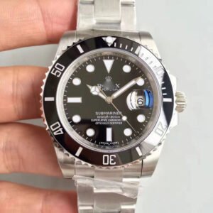 1:1 SUPER REPLICA ROLEX SUBMARINER 114060 300M NOOB FACTORY V9 VERSION BLACK DIAL