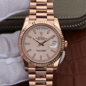 1:1 SUPER REPLICA ROLEX DAY DATE II 228235 40MM EW FACTORY ROSEGOLD DIAL