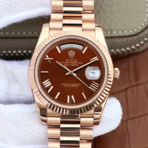 1:1 SUPER REPLICA ROLEX DAY DATE 40MM 228235 EW FACTORY BROWN DIAL