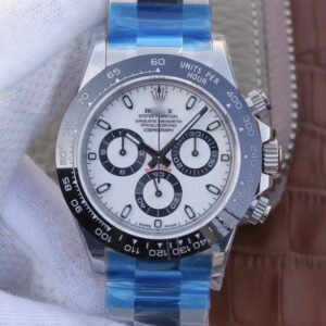 1:1 SUPER REPLICA ROLEX DAYTONA COSMOGRAPH 116500LN NOOB FACTORY WHITE DIAL