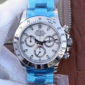 1:1 SUPER REPLICA ROLEX DAYTONA COSMOGRAPH 116520 NOOB FACTORY WHITE DIAL