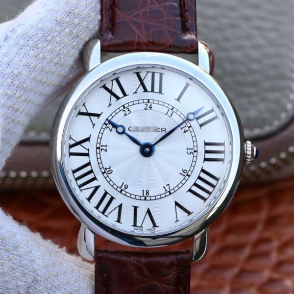 1:1 SUPER REPLICA CARTIER RONDE LOUIS 40MM TW FACTORY WHITE DIAL