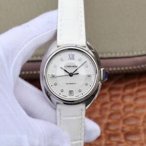 1:1 SUPER REPLICA CLE DE CARTIER LADIES 35MM WJCL0032 SILVER-GRAY DIAL