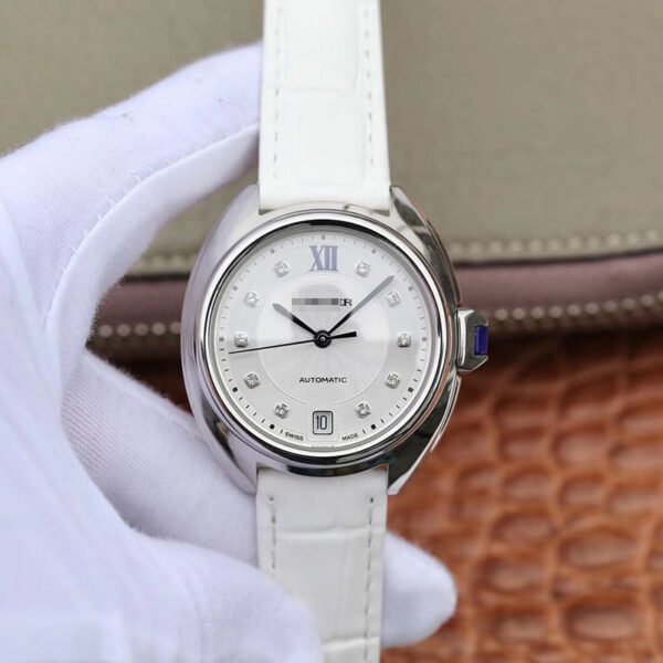 1:1 SUPER REPLICA CLE DE CARTIER LADIES 35MM WJCL0032 SILVER-GRAY DIAL