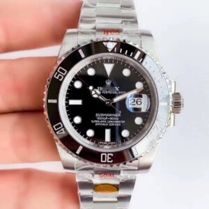 1:1 SUPER REPLICA ROLEX SUBMARINER DATE OYSTER 40MM OYSTERSTEEL 116610LN NOOB FACTORY V10 BLACK DIAL WATCH