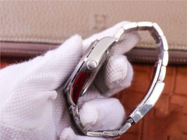 1:1 SUPER REPLICA ROLEX MILGAUSS BASE 116400 LABEL NOIR DESIGN LNT01HS-001 JB FACTORY SILVER CASE WATCH