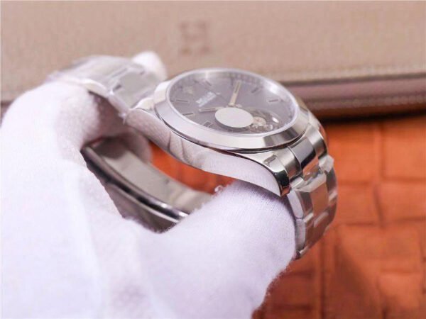 1:1 SUPER REPLICA ROLEX MILGAUSS BASE 116400 LABEL NOIR DESIGN LNT01HS-001 JB FACTORY SILVER CASE WATCH
