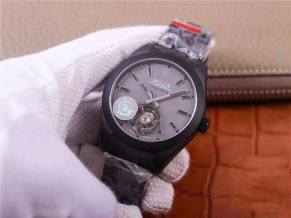 1:1 SUPER REPLICA ROLEX MILGAUSS BASE 116400 LABEL NOIR DESIGN LNT01HS-001 JB FACTORY BLACK CASE WATCH
