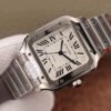 1:1 SUPER REPLICA CARTIER SANTOS WSSA0029 BV FACTORY SILVER WHITE DIAL