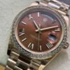 1:1 SUPER REPLICA ROLEX DAY DATE M228345RBR-0009 EW FACTORY GOLD STRAP