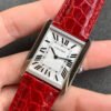 1:1 SUPER REPLICA CARTIER TANK W5200005 K11 FACTORY STAINLESS STEEL BEZEL