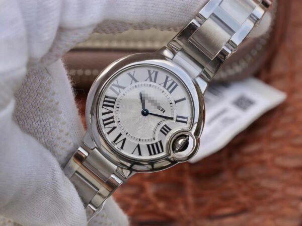 1:1 SUPER REPLICA BALLON BLEU DE CARTIER W6920084 V6 FACTORY SILVER DIAL