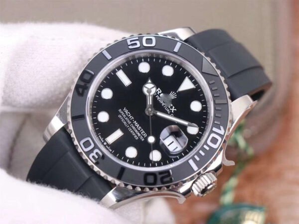 1:1 SUPER REPLICA ROLEX YACHT MASTER M226659-0002 VS FACTORY BLACK DIAL