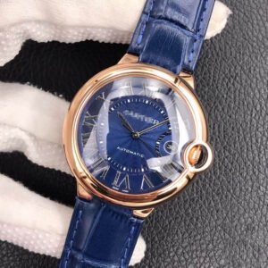1:1 SUPER REPLICA BALLON BLEU DE CARTIER 42MM WGBB0036 V6 FACTORY BLUE STRAP