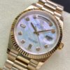 1:1 SUPER REPLICA ROLEX DAY DATE M128235-0029 EW FACTORY ROSE GOLD CASE