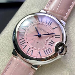 1:1 SUPER REPLICA BALLON BLEU DE CARTIER 36MM WSBB0007 3K FACTORY PINK DIAL
